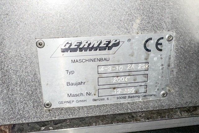 Labeling machine 2 SA + 2 cold glue Gernep LABETTA DUO 4-3-10 2A 2SK