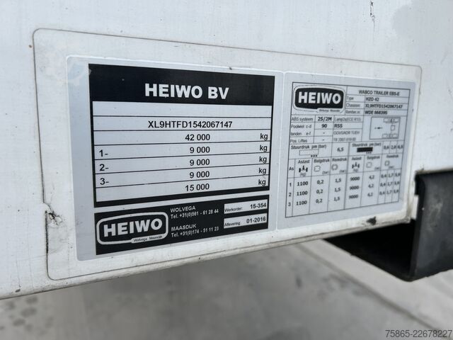 Refrigerated/freezer transport H.T.F HZO 42 / Thermo King SLXe 300 / Stuuras / Loadl...