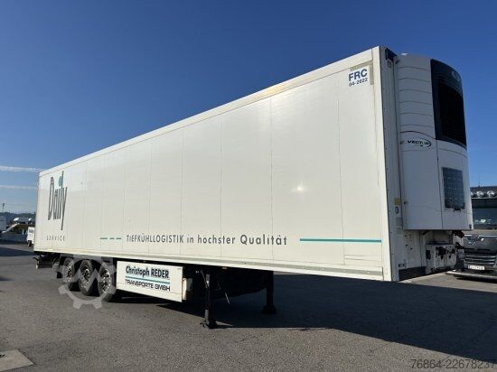 Low loader semitrailer KRONE MULTITEMP KüHLAUFLIEGER,   CARRIER VECTOR 1950 MT 2CPT