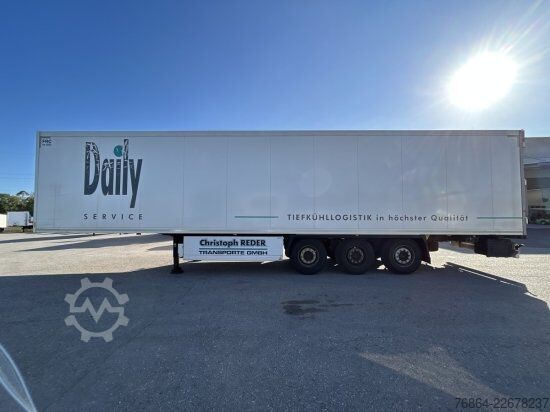 Low loader semitrailer KRONE MULTITEMP KüHLAUFLIEGER,   CARRIER VECTOR 1950 MT 2CPT