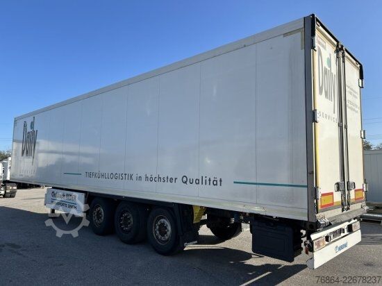 Low loader semitrailer KRONE MULTITEMP KüHLAUFLIEGER,   CARRIER VECTOR 1950 MT 2CPT