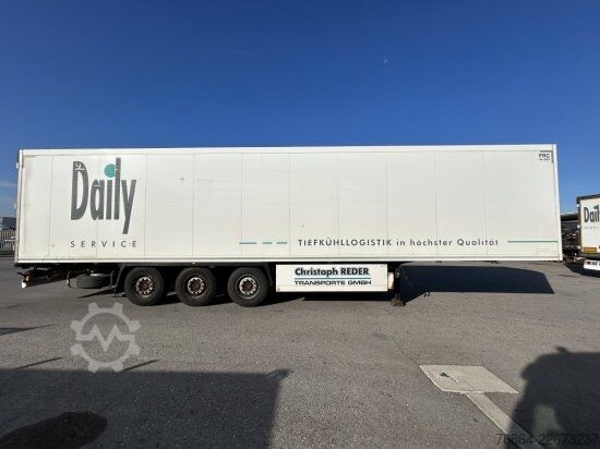Low loader semitrailer KRONE MULTITEMP KüHLAUFLIEGER,   CARRIER VECTOR 1950 MT 2CPT