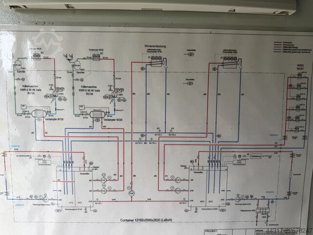 Air conditioner Reisner Cooling Systems Cooling System in 40ft Container