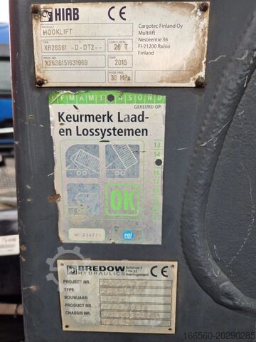 Container transport (hook-lift system) Mercedes-Benz ANTOS 2843