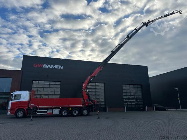 Crane truck Scania G490 8x4 Tridem + Fassi F820 RA + Fly jib Euro 6