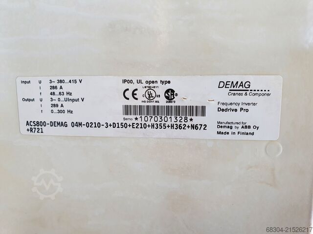 Steuerung DEMAG / ABB Frequenzumrichter / Umrichter - 11 St.