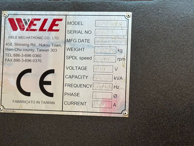Vertikales Bearbeitungszentrum WELE LB-321