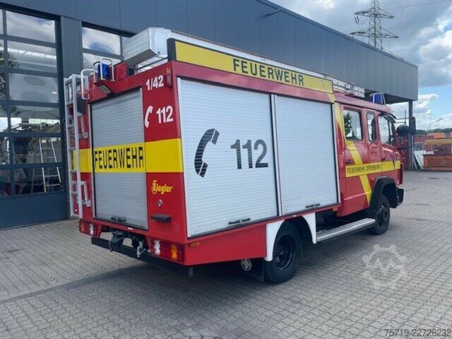 Van Mercedes-Benz 814 4x2 Feuerwehr Ziegler LF 8/6