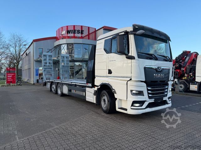 Wrecker MAN Baumaschinen-  Arbeitsbühnentransporter Rampen