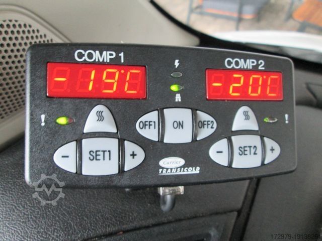 Refrigerator body van FIAT Ducato 130*2xMaxi Carrier Tiefkühler*Euro6*