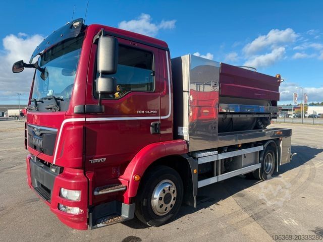 Vacuum tank truck MAN TGM 14.250 VM-Tarm Stainless Steel 4000 l. Kombi