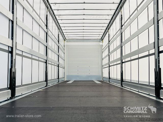 Auflieger mit Pritsche & Plane Schmitz Cargobull Curtainsider Standard Ladebordwand