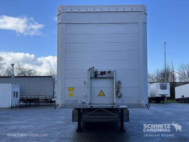 Auflieger mit Pritsche & Plane Schmitz Cargobull Curtainsider Standard Ladebordwand