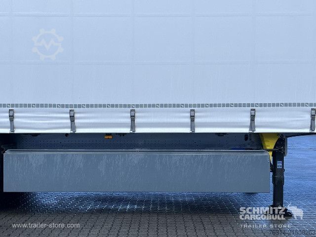 Auflieger mit Pritsche & Plane Schmitz Cargobull Curtainsider Standard Ladebordwand