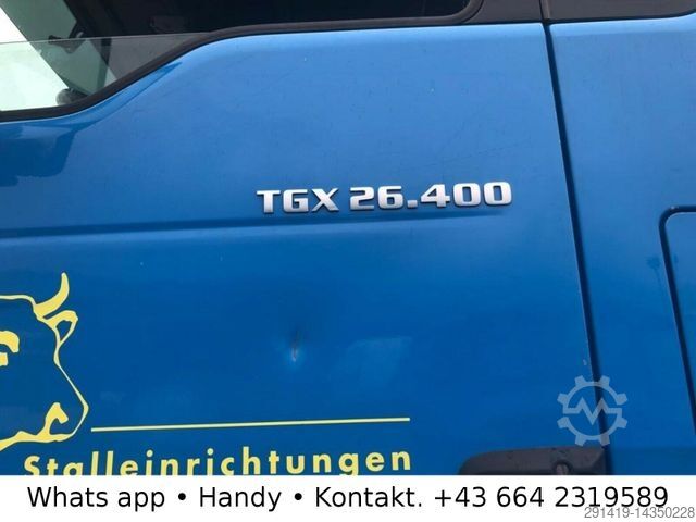 LKW mit Pritsche (offen) MAN TGX 26.400  6x2-2 Pritsche mit Kran Eu 5 Bj 2008