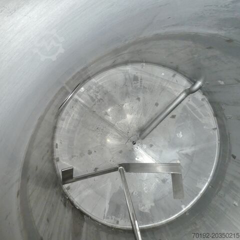 8640 Liter Rührwerksbehälter aus V2A mit Balkenrührwerk  7645