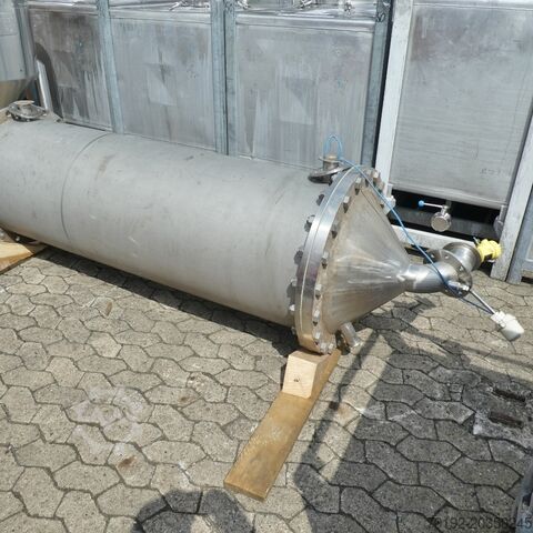 3120 Liter heiz-/kühlbarer Rührwerksbehälter aus V2A mit Rückflusskondensator / Wärmetauscher  7338