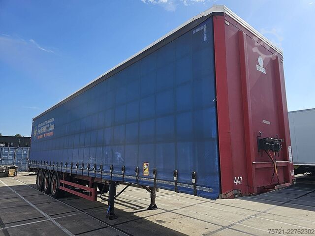 Sliding tarpaulins PACTON TXD339 BPW HARD WOOD FLOOR
