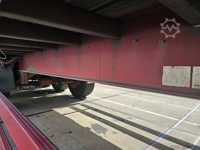 Sliding tarpaulins PACTON TXD339 BPW HARD WOOD FLOOR