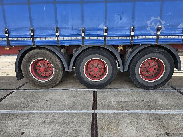 Sliding tarpaulins PACTON TXD339 BPW HARD WOOD FLOOR