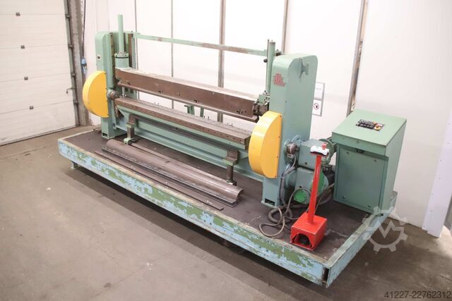 Swivel bending machine 2500 x 3 mm LOTZE HZ 2500/3