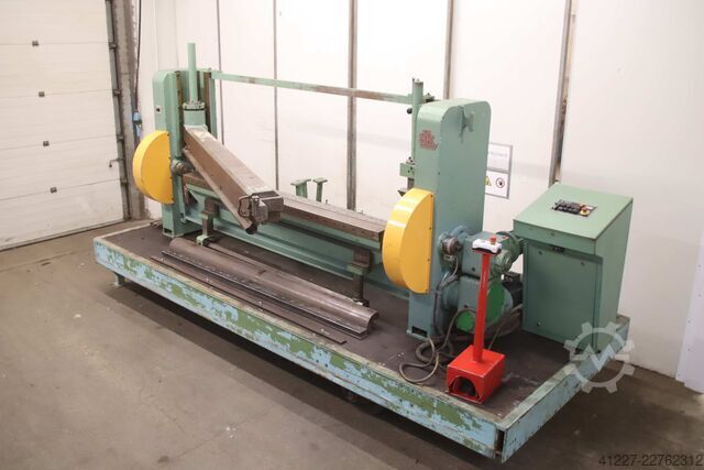 Swivel bending machine 2500 x 3 mm LOTZE HZ 2500/3