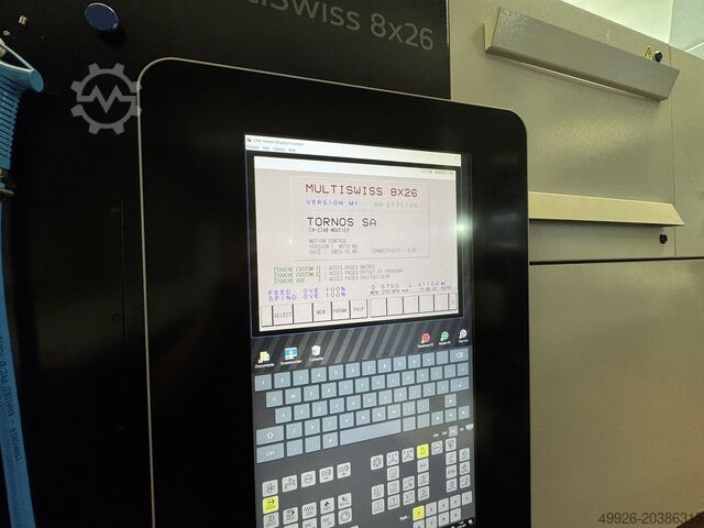 CNC-gesteuerte Automatendrehmaschine TORNOS MultiSwiss 8x26