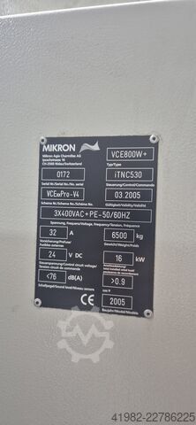 Vertikales Bearbeitungszentrum Mikron VCE 800 W