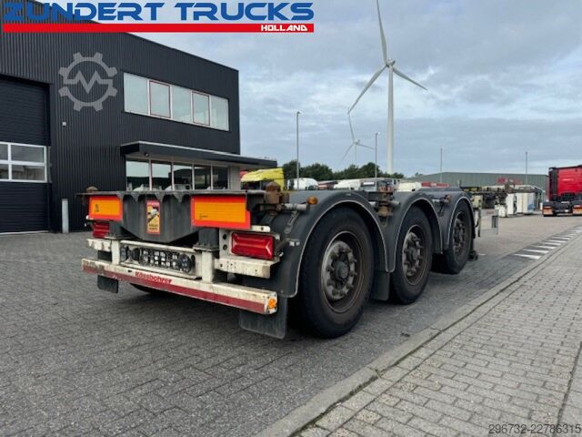 Container transportation Kässbohrer 3 AS CONTAINERCHASSIS, MULTI FUNCTIONAL ALL CON...