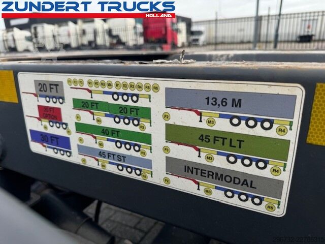 Container transportation Kässbohrer 3 AS CONTAINERCHASSIS, MULTI FUNCTIONAL ALL CON...