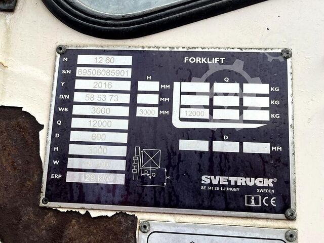 Heavy-duty forklift - diesel Svetruck 1260