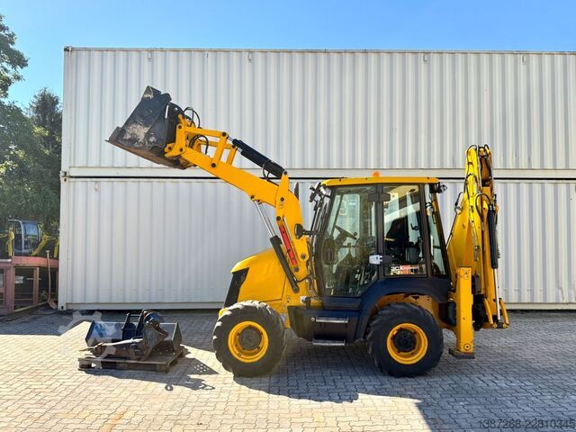 Radlader JCB 3CX Compact / 2022 BJ / Hammer + Schaufeln