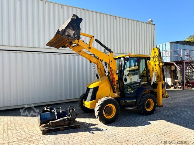 Radlader JCB 3CX Compact / 2022 BJ / Hammer + Schaufeln
