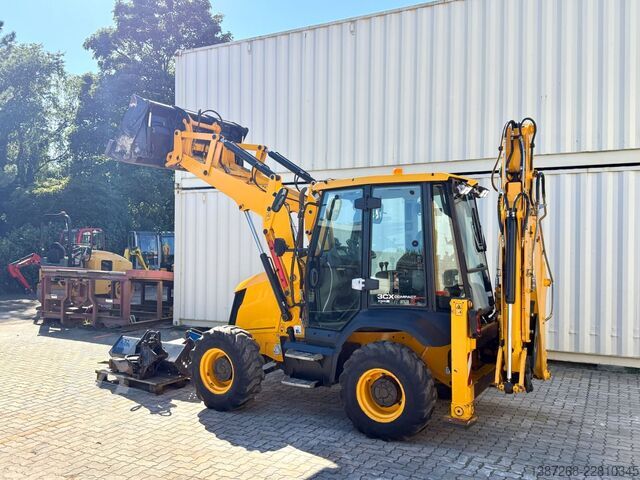Radlader JCB 3CX Compact / 2022 BJ / Hammer + Schaufeln