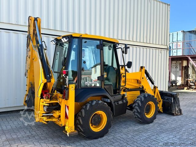 Radlader JCB 3CX Compact / 2022 BJ / Hammer + Schaufeln