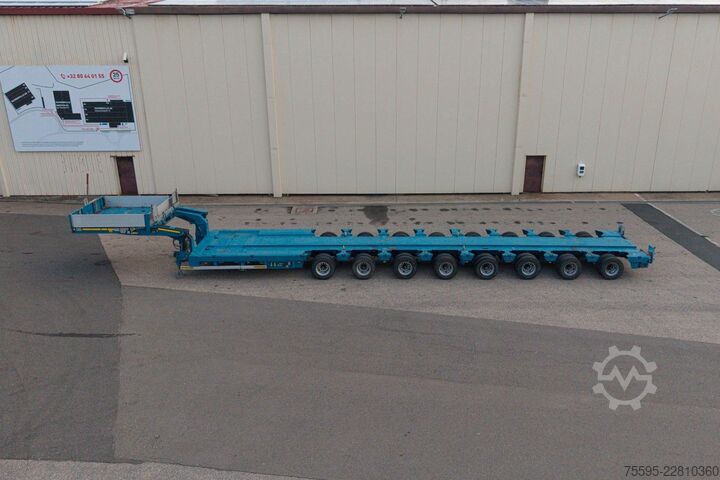 Tieflader-Sattelauflieger FAYMONVILLE Multi-Z-8H-W-A-30AT-15.00-17.5-2.99-gk.A-Schien