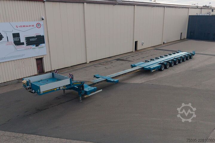 Tieflader-Sattelauflieger FAYMONVILLE Multi-Z-8H-W-A-30AT-15.00-17.5-2.99-gk.A-Schien