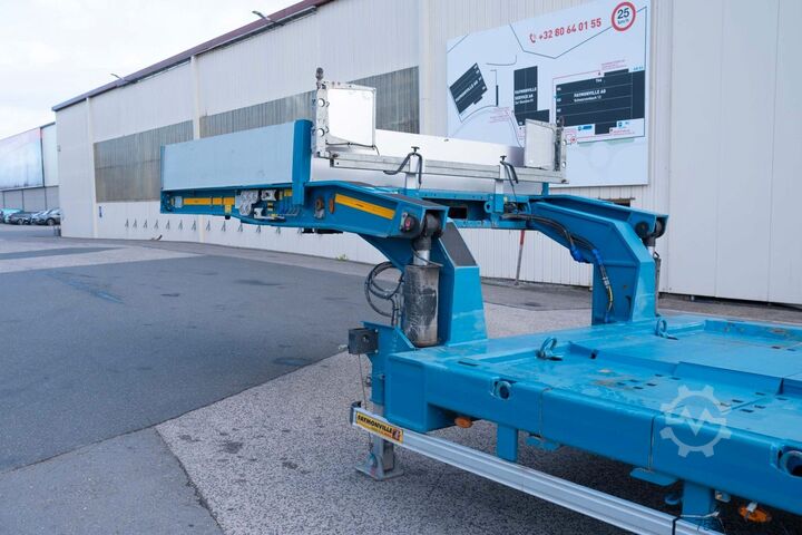 Tieflader-Sattelauflieger FAYMONVILLE Multi-Z-8H-W-A-30AT-15.00-17.5-2.99-gk.A-Schien