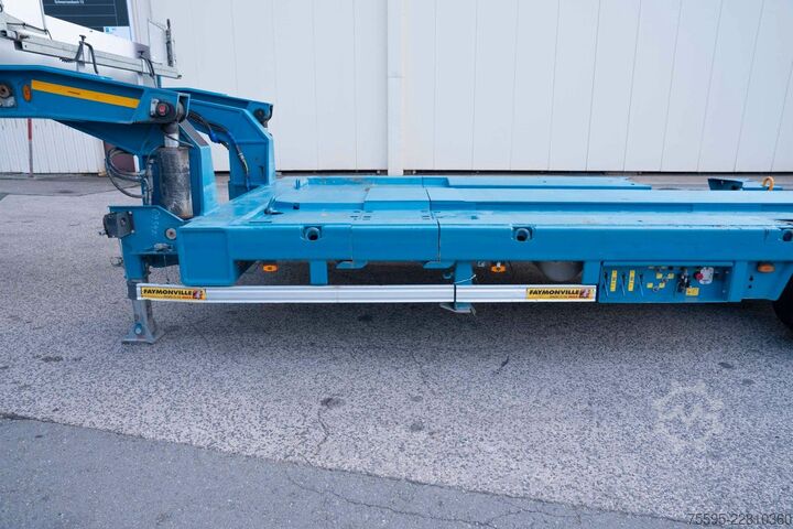 Tieflader-Sattelauflieger FAYMONVILLE Multi-Z-8H-W-A-30AT-15.00-17.5-2.99-gk.A-Schien