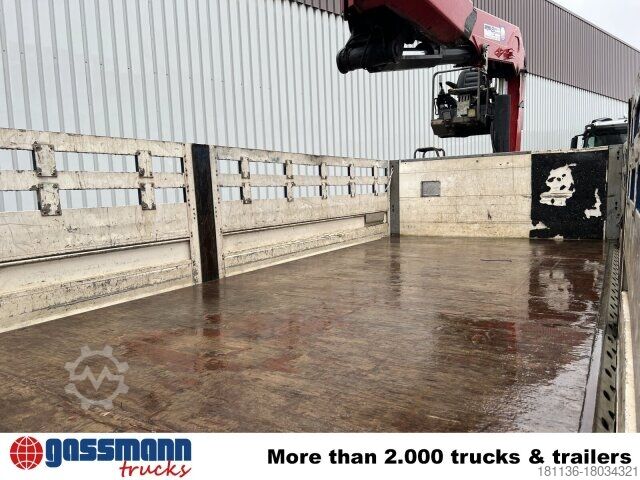 LKW mit Pritsche (offen) Mercedes-Benz Antos 2540 L 6x2, Lenkachse, HMF 2110-L3 Heckkran