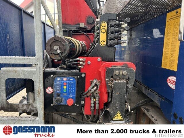 LKW mit Pritsche (offen) Mercedes-Benz Antos 2540 L 6x2, Lenkachse, HMF 2110-L3 Heckkran