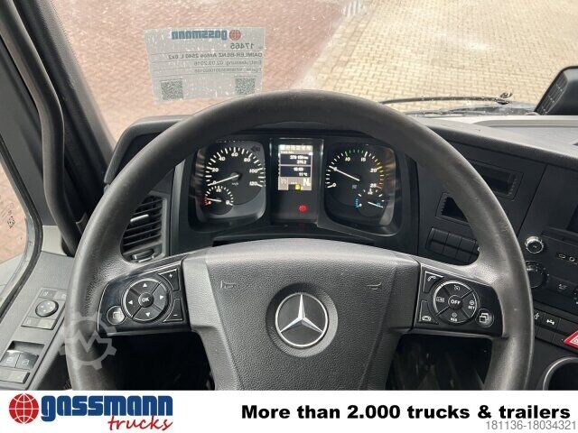 LKW mit Pritsche (offen) Mercedes-Benz Antos 2540 L 6x2, Lenkachse, HMF 2110-L3 Heckkran