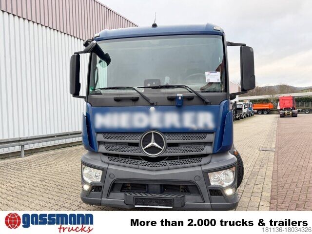 LKW mit Pritsche (offen) Mercedes-Benz Antos 2540 L 6x2, Lenkachse, HMF 2110-L3 Heckkran