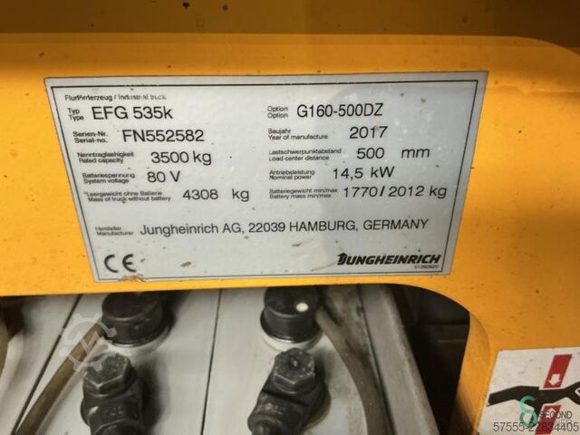 Gabelstapler Jungheinrich EFG 535k