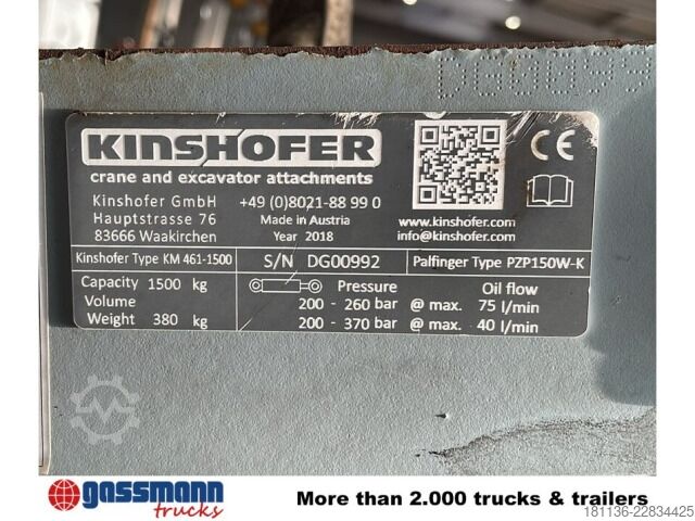 Autokran Kinshofer KM 461-1500 Wendegabel