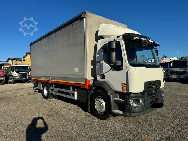 Dump truck RENAULT D 18 - 260 CASSONE + TELO EURO 6