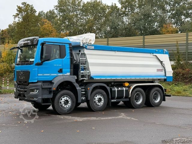 Kipper LKW MAN TGS 41.480 BB 8X4 Hydraulische Klappe Plane