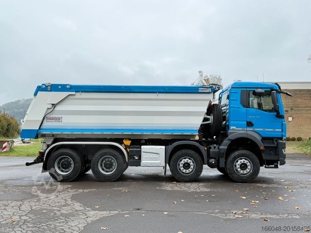 Kipper LKW MAN TGS 41.480 BB 8X4 Hydraulische Klappe Plane