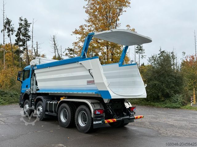 Kipper LKW MAN TGS 41.480 BB 8X4 Hydraulische Klappe Plane