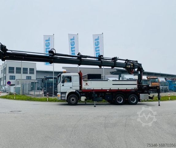 Autokran MAN 33.464 Kipper 6x4 / Kran Hiab 400 E7/ Funk/Winde